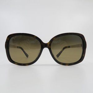 Maui Jim MJ760-10K 58mm New MELIKA Tortoise Polarized Sunglasses w/ defect